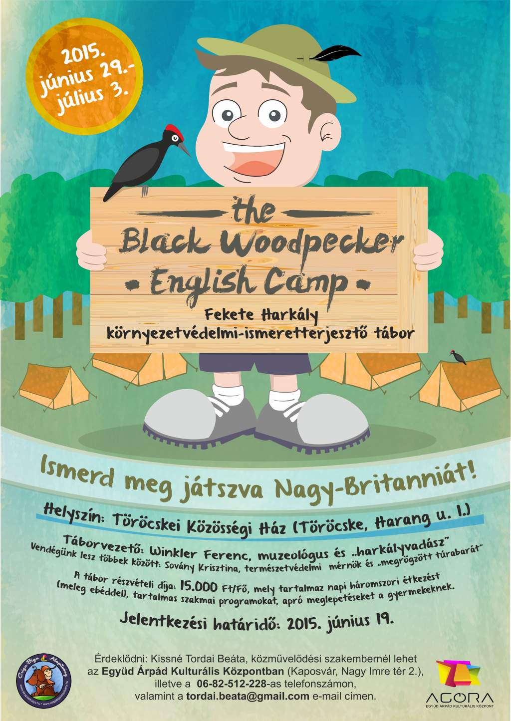 The Black Woodpecker English Camp - Fekete harkály angol nyelvű, ismeretterjesztő napközis tábor