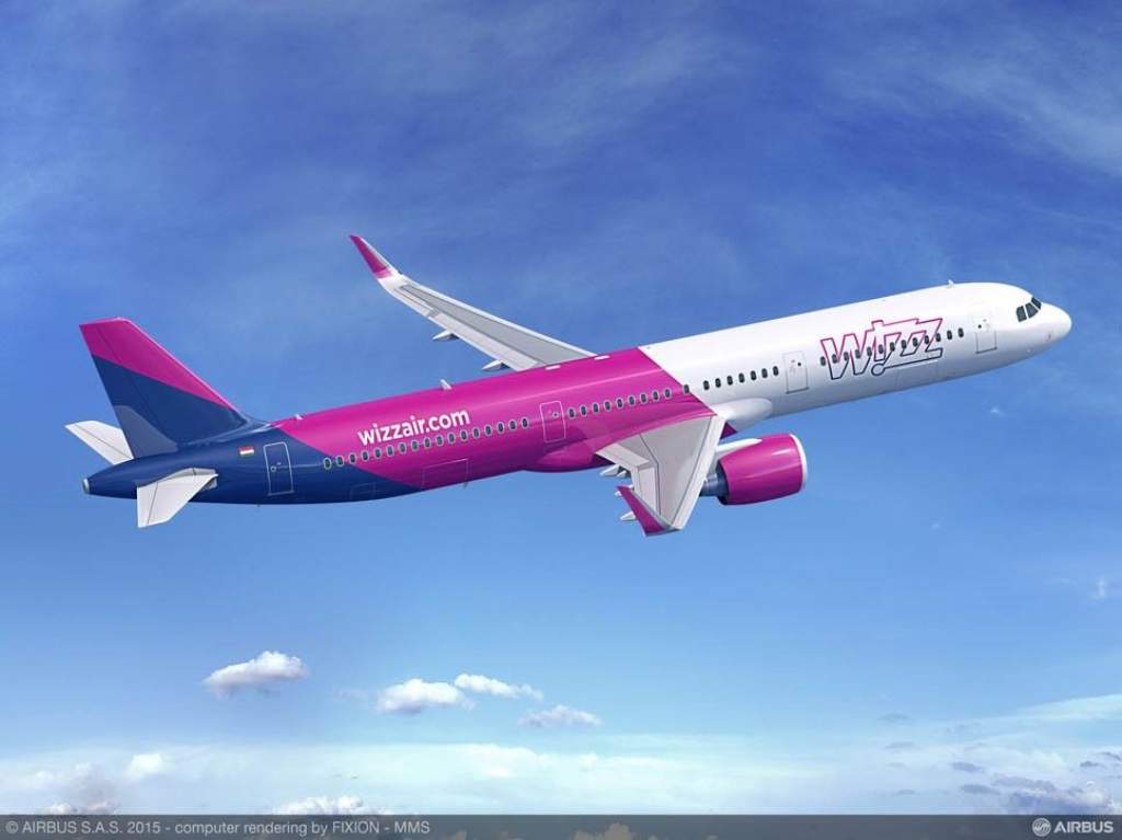 A Wizz Air bejelentette, hogy megállapodott 110 Airbus A321neo megvásárlásáról