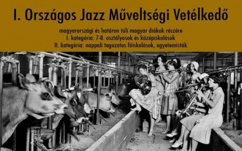 Még lehet jelentkezni az I. Országos Jazz Műveltségi Vetélkedőre