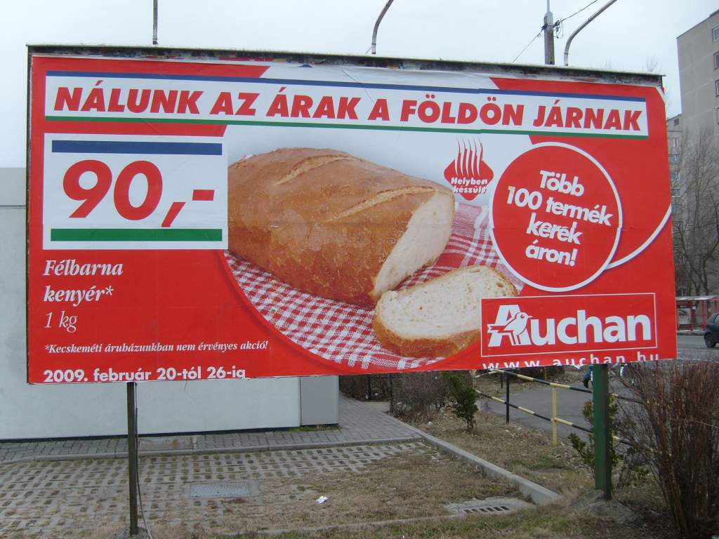 Cseles Auchan plakát