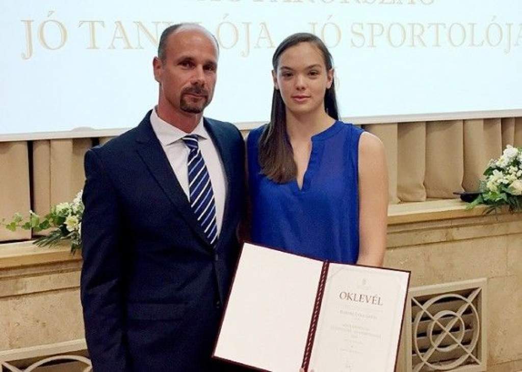 Blaszák Lilla „Jó tanuló, jó sportoló” díjat kapott