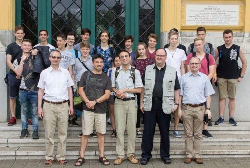 Salzburgból érkeztek vendégek a Piarista iskolába