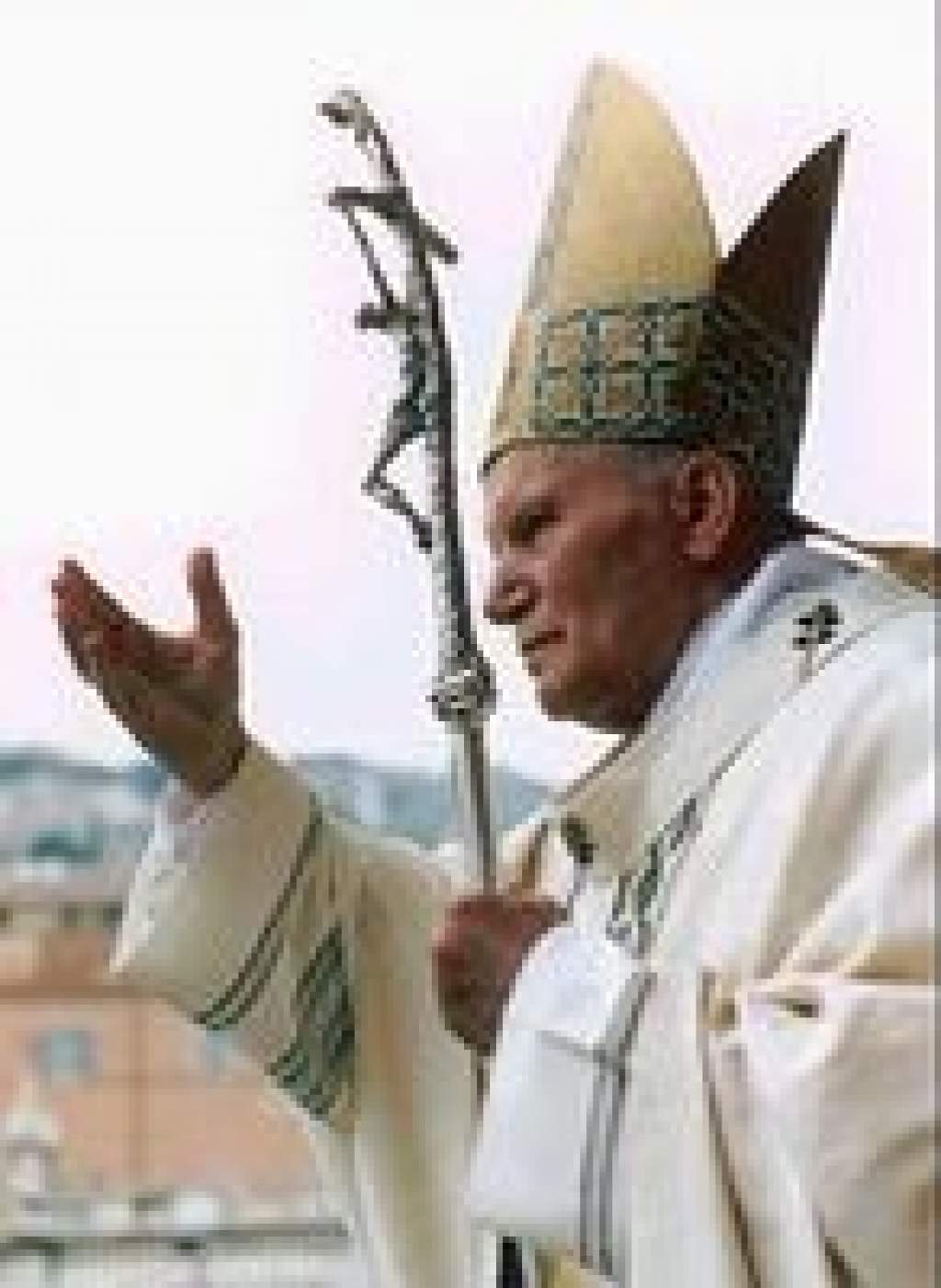 Kereszt emlékeztet II. János Pál híres varsói beszédére 