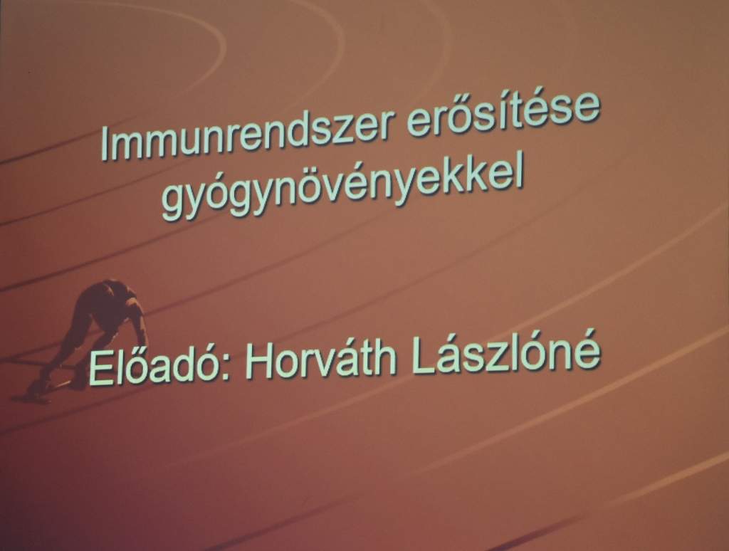 Az immunrendszer erősítése gyógynövényekkel – Horváth Lászlóné Terike előadása a Wojtylában