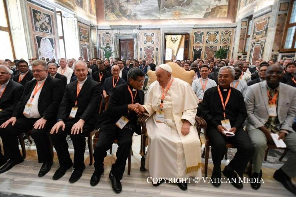 Ferenc pápa fogadta a verbita nagykáptalan résztvevőit 