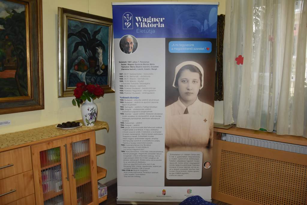 Wágner Viktória (1924-1994) kiskundorozsmai szociális testvér, a "cigányok védőnője" emléknapja a Wojtyla Központban.