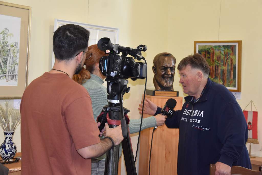 A Wojtyla Házban forgatott a Kecskeméti Televízió