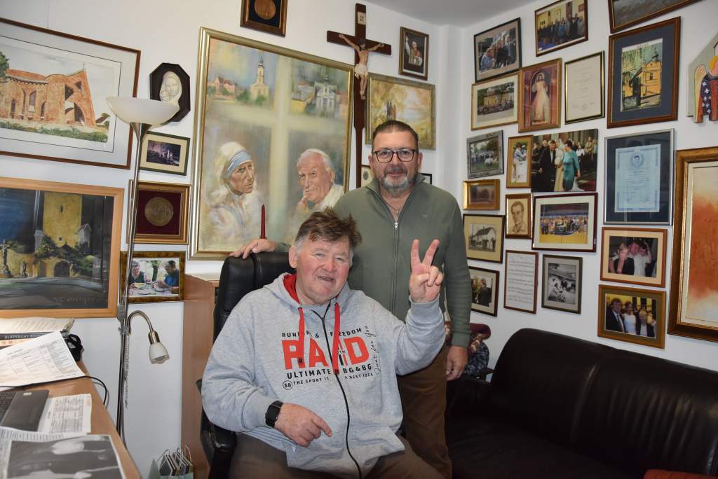 Dr. Temesváry Béla a Wojtyla Házban