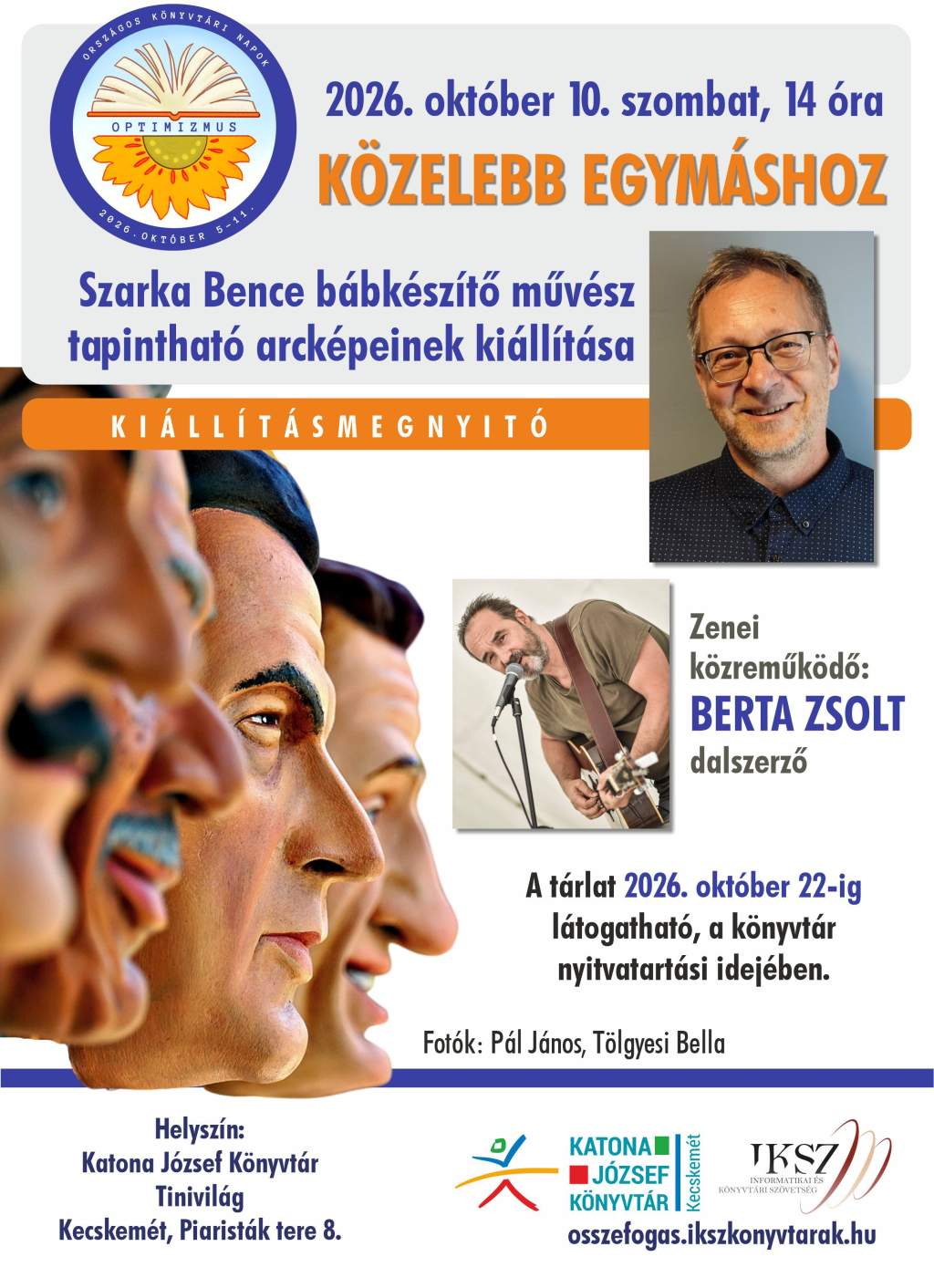 Közelebb egymáshoz – Szarka Bence különleges portrékiállítása