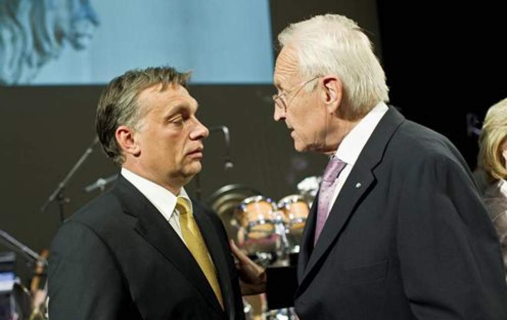 Orbán Viktor részt vett a volt bajor miniszterelnök születésnapi ünnepségén 