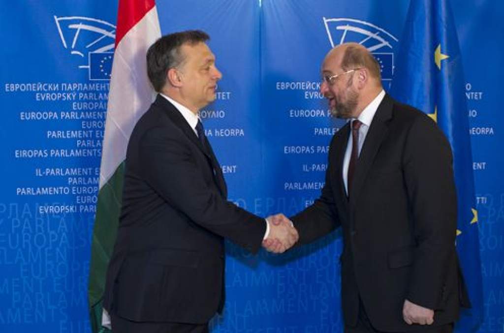 Több témában egyetértés volt Orbán Viktor és Martin Schulz között