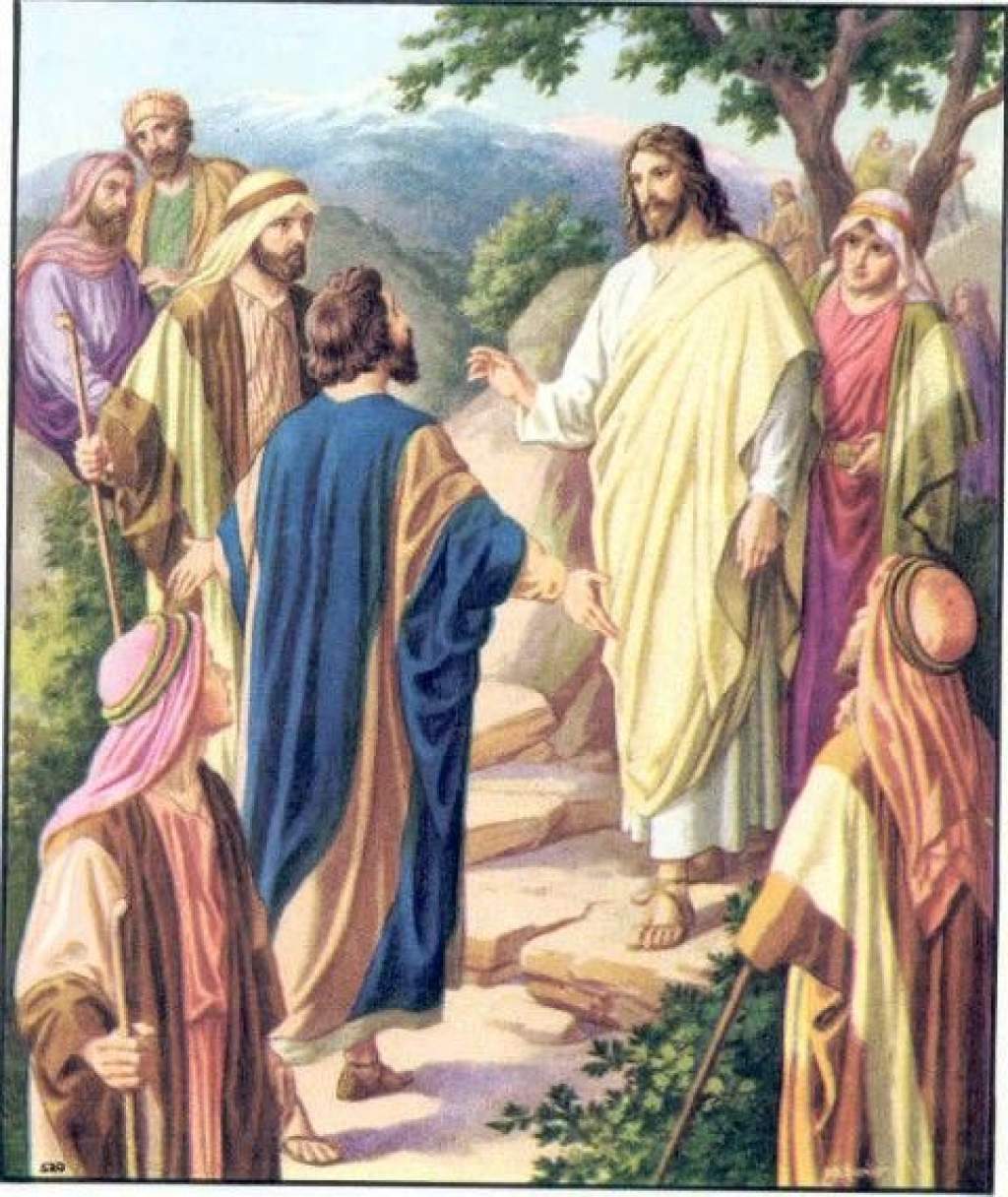 Napi evangélium- "Jézus egy alkalommal magához hívta a népet és tanítványait, majd így szólt hozzájuk:"