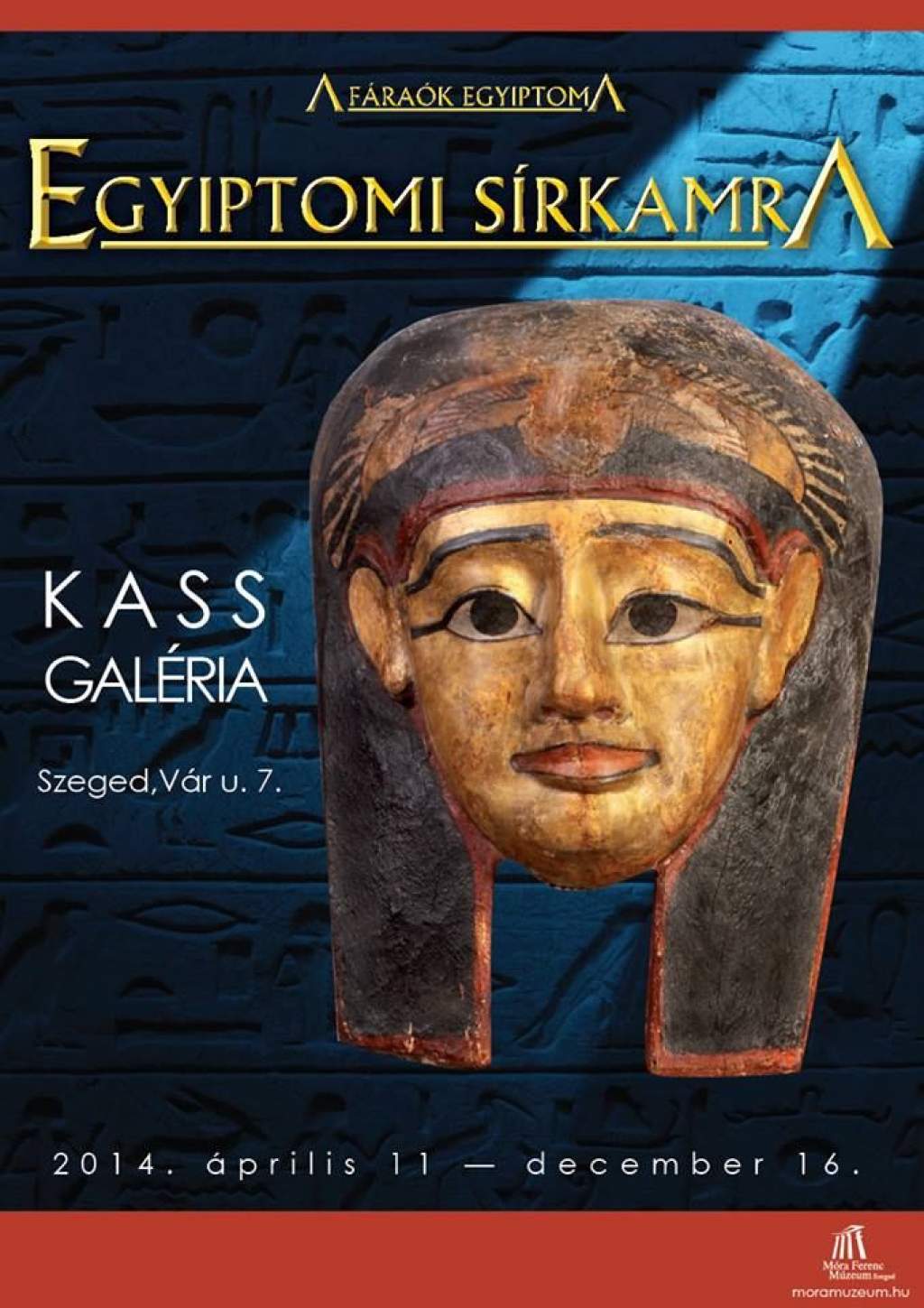 Szerdán érkeznek az egyiptomi sírkamra kincsei a Kass Galériába