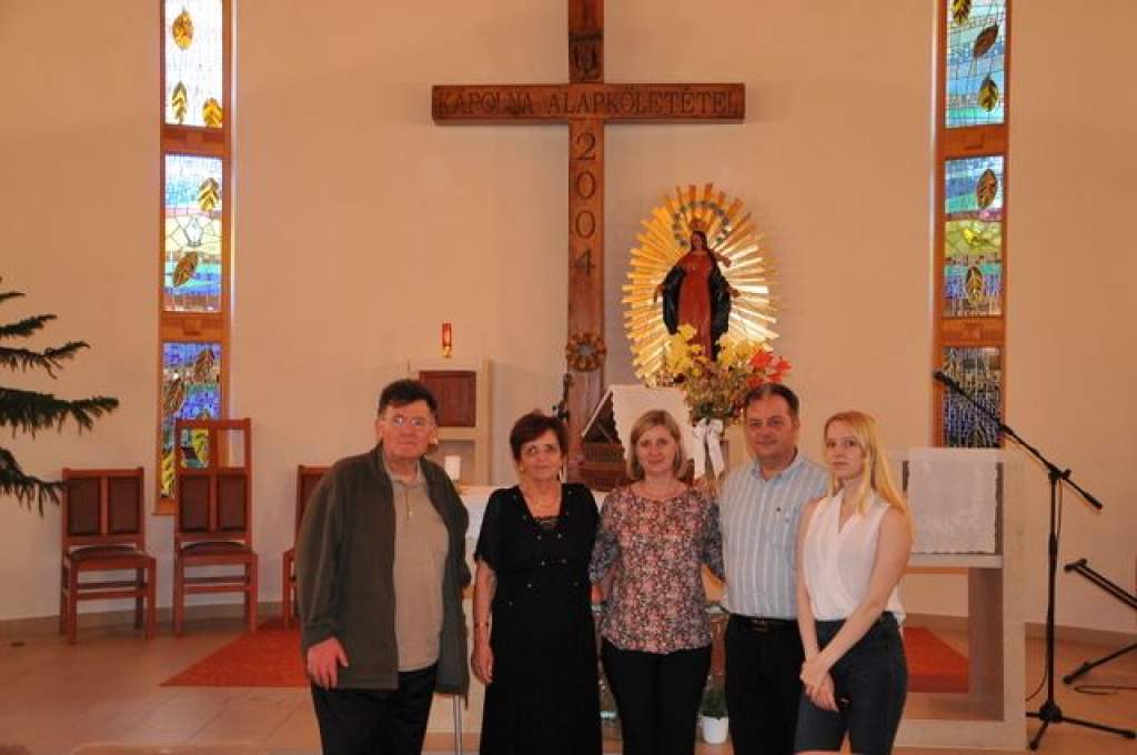 Pintér család látogatása a Wojtyla családnál 