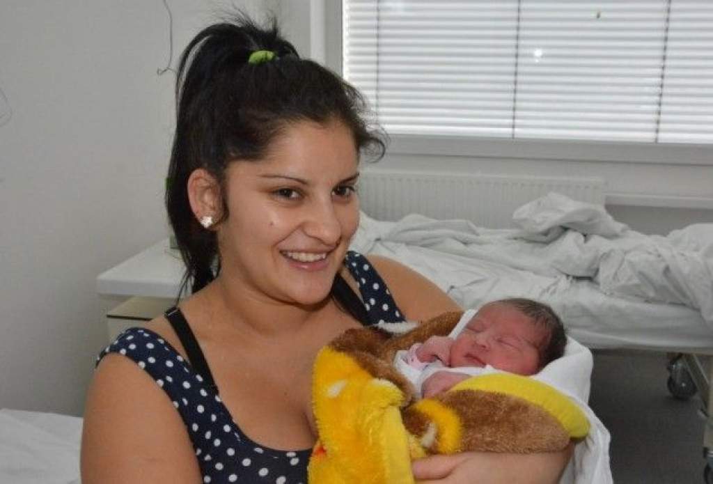 Újévi baba - Ráchel lett az első kecskeméti baba 2015-ben