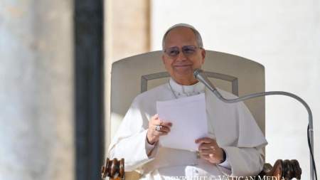 Leó pápa a Vatikán segítségével kiszabadított ukrán gyerekekkel találkozik 