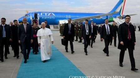 XIV. Leó pápa megérkezett Törökországba 