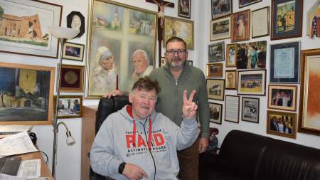 Dr. Temesváry Béla a Wojtyla Házban