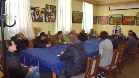 Közlekedésbiztonsági előadás a Wojtylában