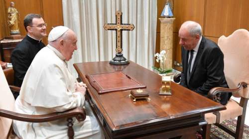 Ferenc pápa Sulyok Tamás köztársasági elnököt fogadta a Vatikánban