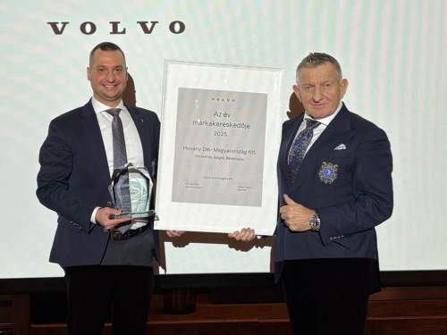 A kiválóság védjegye: Az év Volvo márkakereskedése címmel tüntették ki a Hovány Csoportot