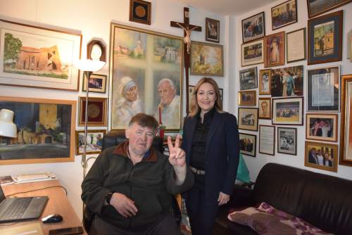 Barta Dóra táncművész százhúsz adag szeretettel érkezett a Wojtylába